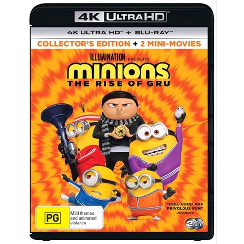 Minions - The Rise Of Gru | Blu-ray + UHD - Collector's Edition - + 2 Mini-Movies UHD - Main Image