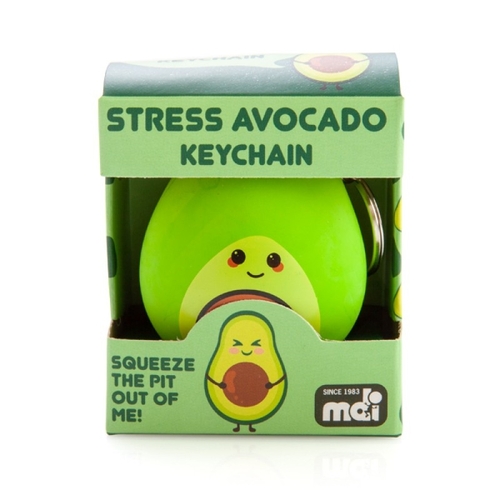 Stress Avocado Keychain - Main Image