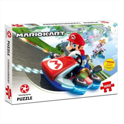Super Mario - Mario Kart Around the World 1000pc Jigsaw Puzzle - Main Image