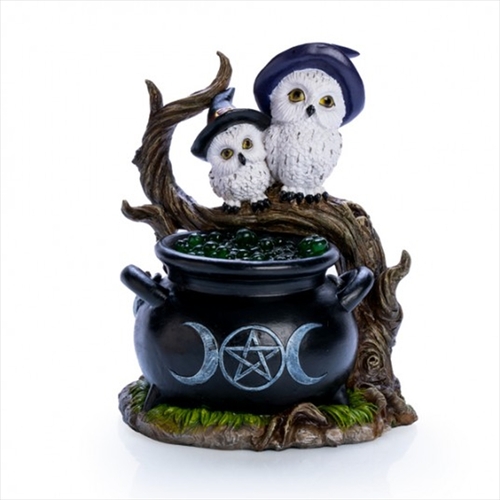 Snowy Owl Cauldron LED Light - Main Image