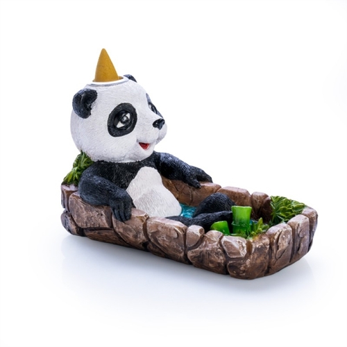 Panda Backflow Incense Burner - Main Image
