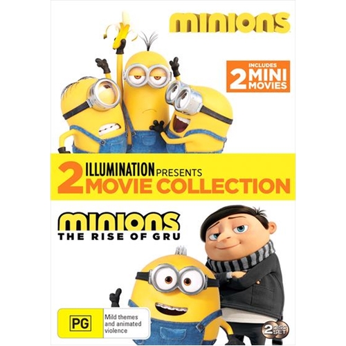 Minions / Minions - The Rise Of Gru | 2 Movie Franchise Pack DVD - Main Image