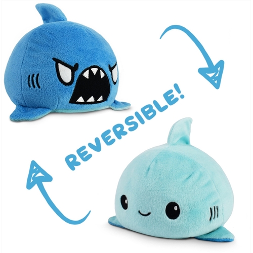 Reversible Plushie - Shark Light Blue/Blue - Main Image