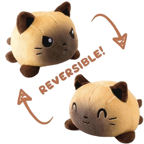 Reversible Plushie - Siamese Cat - Main Image