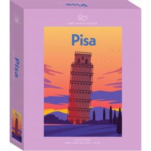 Pisa Travel Poster 500 Piece Puzzle - Main Image
