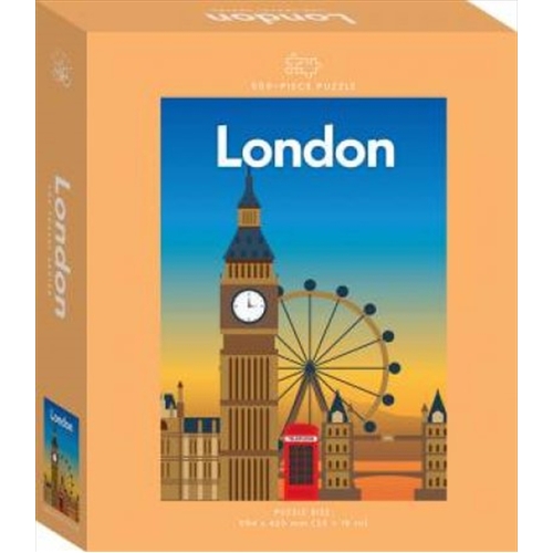 London Travel Poster 500 Piece Puzzle - Main Image