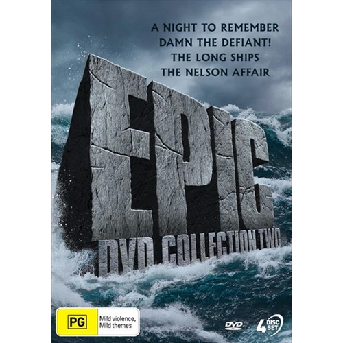 Epic DVD - A Night To Remember / Damn The Defiant! / The Long Ships / The Nelson Affair - Collection DVD - Main Image