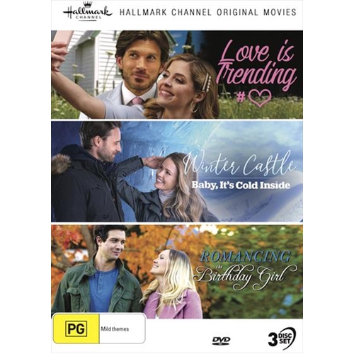 Hallmark - Love Is Trending / Winter Castle - Baby It's Cold Inside / Romancing The Birthday Girl - DVD - Main Image