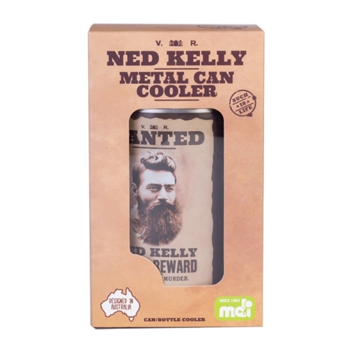 Ned Kelly Metal Can Cooler - Main Image