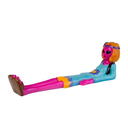 Alien Hippie Girl Incense Burner - Main Image