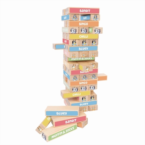 Bluey Tumbling Tower Game - Main Image