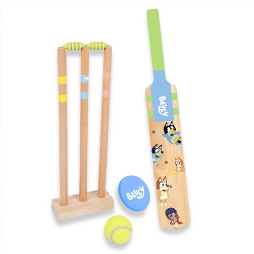 Bluey Wooden Cricket Set - Main Image