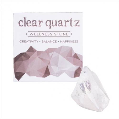 Raw Clear Quartz Wellness Stone - Main Image