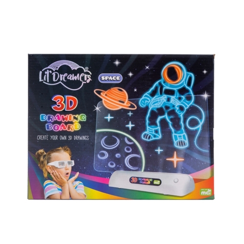Lil Dreamers Space 3D Illuminate Drawing Board - Main Image