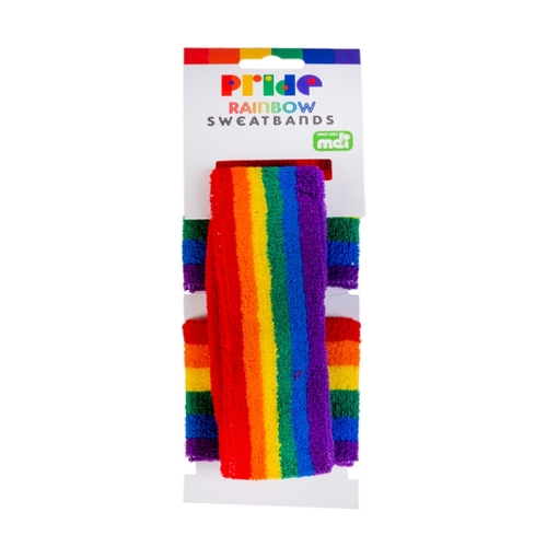 Rainbow Pride Sweatbands Set - Main Image