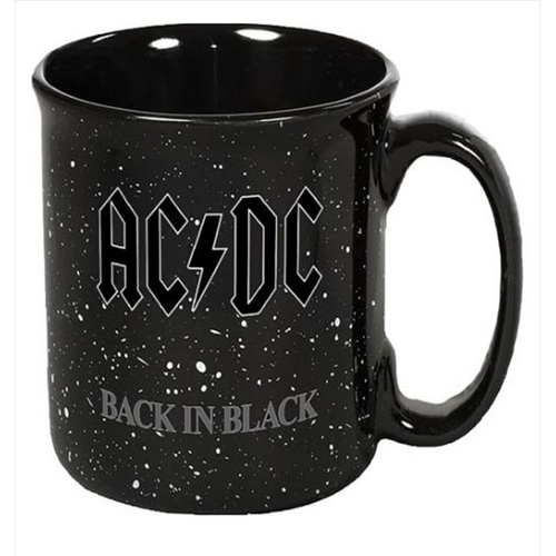 AC/DC – Back in Black Ceramic Camper Mug - Main Image