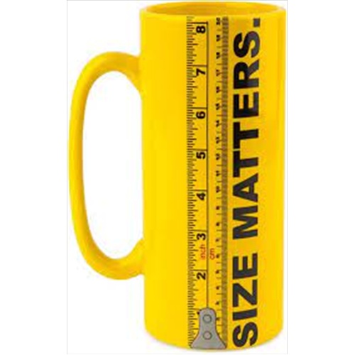 Bigmouth The Size Matters Coffee Mug - Main Image
