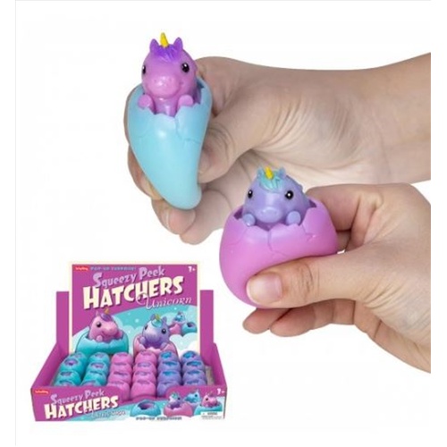 Schylling – Unicorn – Squeezy Peek Hatcher (SENT AT RANDOM) - Main Image