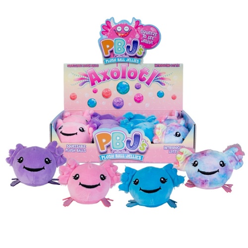 Plush Ball Jellies Axolotl - Main Image