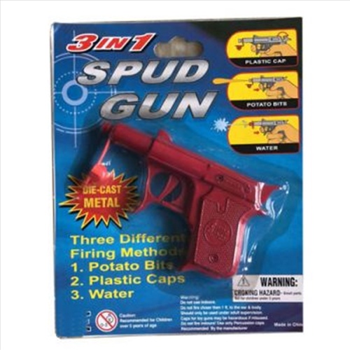 Diecast 3 in 1 Spud Gun - Main Image