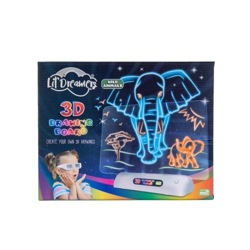 3D Illuminate Draw Board Wild - Main Image
