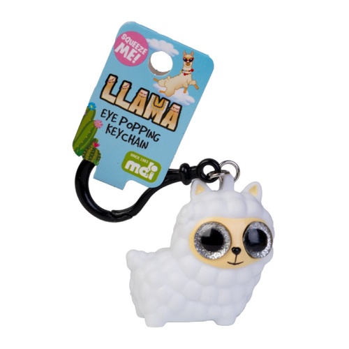 Eye Popping Keyring Llama - Main Image
