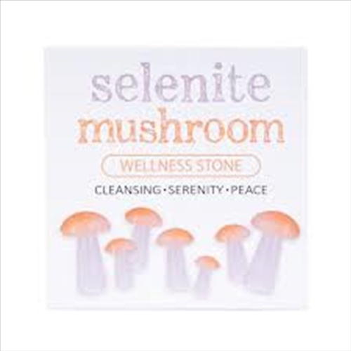 Gemstone Selenite Mushroom - Main Image