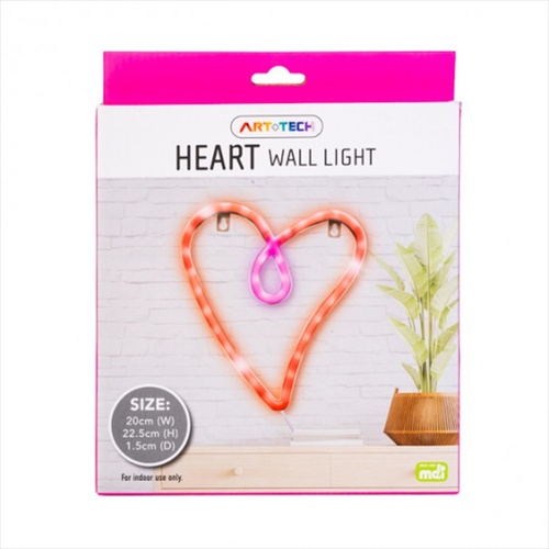 Led Wall Light Heart - Main Image