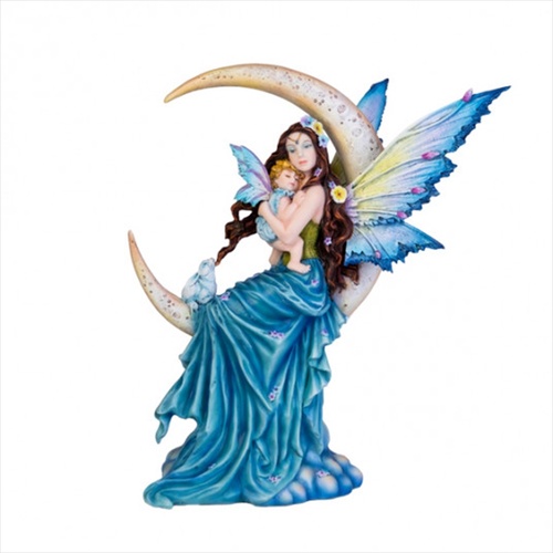 Moon Fairy W/Child Blue - Main Image