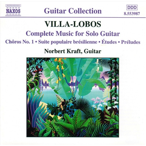 Villa-Lobos:Guitar Music - Kraft,Norbertgu Cd Album - Main Image