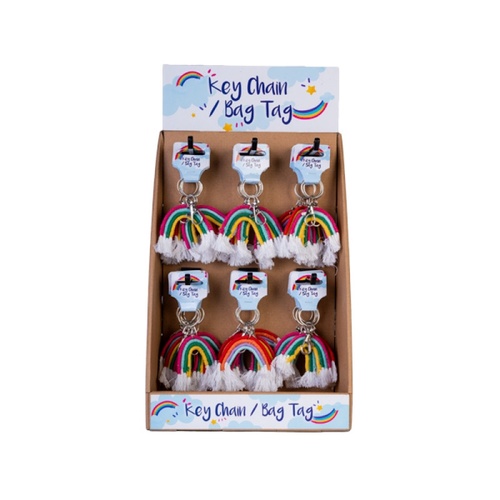 Keychain Bag Tag Rainbow - Main Image