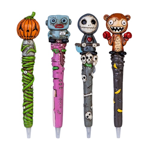 Polyresin Pens Boogily Heads - Main Image