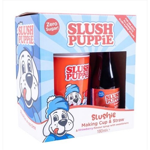 Slush Puppie- Making Cup & Strawberry Syrup Set - Main Image