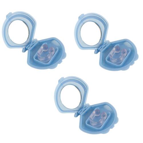 3x Anti Snoring Aid Nose Clips - Silicone Sleeping and Breathing Device - Main Image