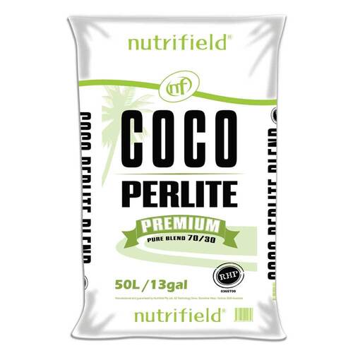 50L Coco Perlite Premium Nutrifield 70% Coir 30% Hydroponic Plant Growing Medium - Main Image