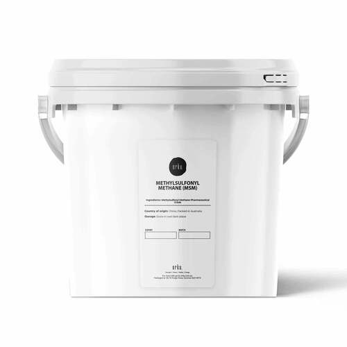 3Kg MSM Powder or Crystals Tub - 99% Pure Methylsulfonylmethane Dimethyl Sulfone - Main Image