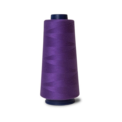 1x Purple Sewing Overlocker Thread - 2000m Hemline Polyester Overlocking Spools - Main Image