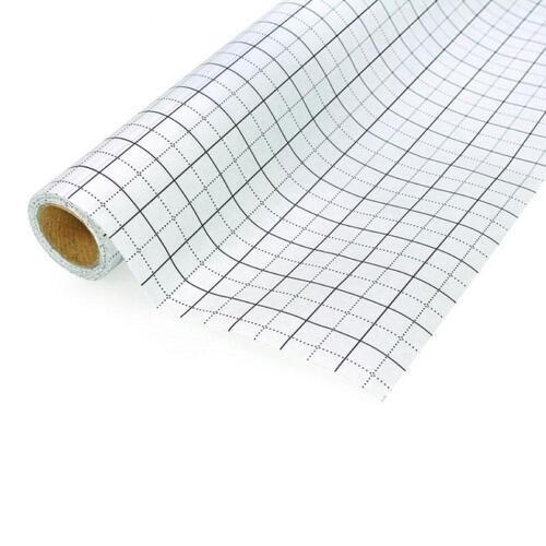 Grid Pattern Tracing Paper Birch 10m x 80cm Blue Printed Dressmakers Sewing Roll - Main Image