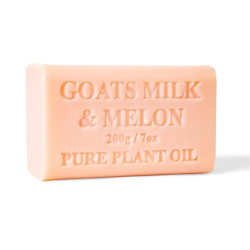 10x 200g Goats Milk Soap Bars - Melon Scent Pure Natural Australian Skin Care - Main Image