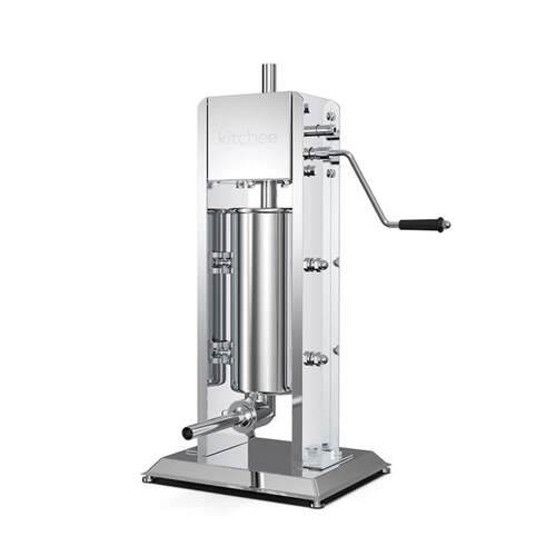 5L Manual Vertical Sausage Filler - Stainless Stuffer Meat Press Machine - Main Image