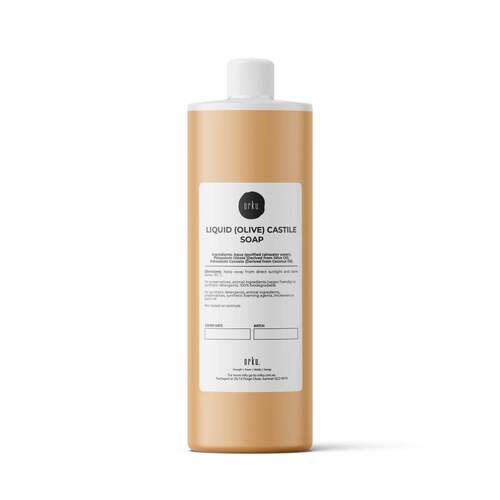 250ml Liquid Castile Soap - Pure Unscented Natural Olive Oil Base Concentrate - Main Image