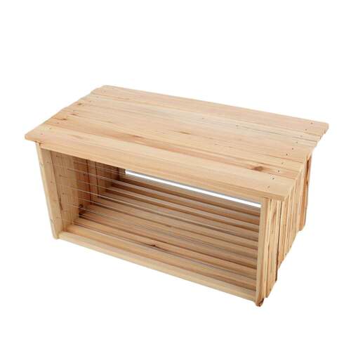 20x Wire Beehive Frame Assembled Wood Steel Unwaxed Deep Hive Frames Beekeeping - Main Image