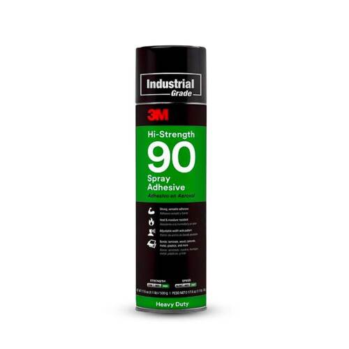 3M Hi Strength 90 Spray Adhesive 500g Strong Laminate Wood Concrete Metal Glue - Main Image