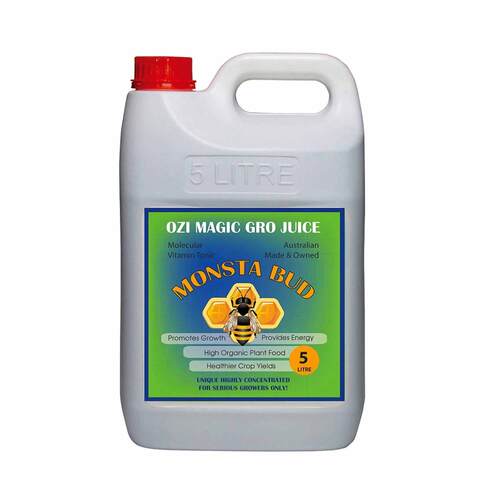 Monsta Bud 5L Ozi Magic Gro Juice Organic Flower Fruit Formation Food Nutrient - Main Image