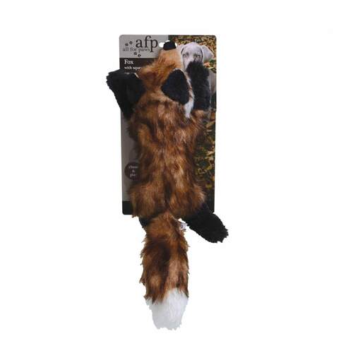 Dog Plush Toy - Fox Squeaky Interactive Large Life Like Pet Puppy Play - Main Image