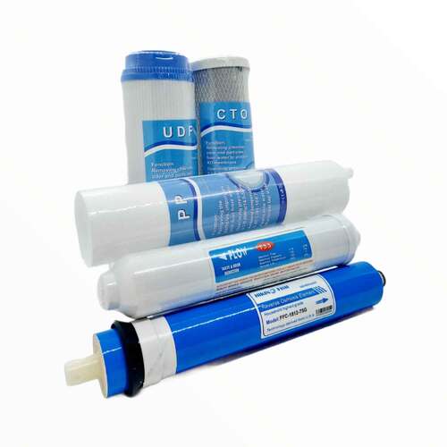 5 Stage RO Water Filter Cartridge Replacement Pack Reverse Osmosis Home System - Main Image