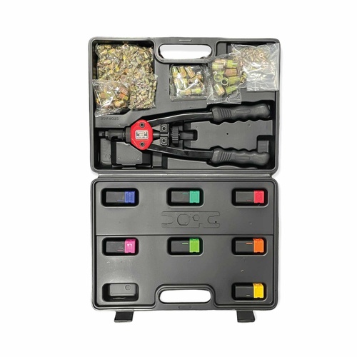 430 Pcs Riverter Nutsert Tool Set 13" Hand Gun Rivet Nut Rivnut M3-M12 Mandrel - Main Image