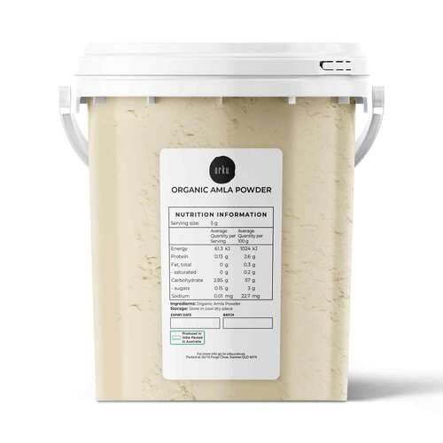 800g Organic Amla Powder Tub Indian Gooseberry Emblica Officinalis Supplement - Main Image