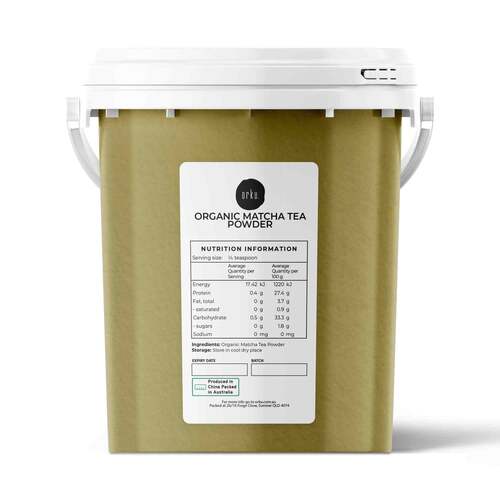 600g Organic Matcha Powder Tub Bucket Camellia Sinensis Green Tea Leaf - Main Image