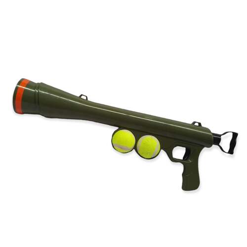 Dog Tennis Ball Launcher Gun - Pet Puppy Outdoors Exercise Fun Play - Main Image